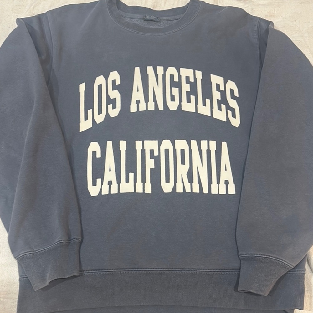 Brandy Melville / John Galt Blue-Gray Los Angeles Sweatshirt